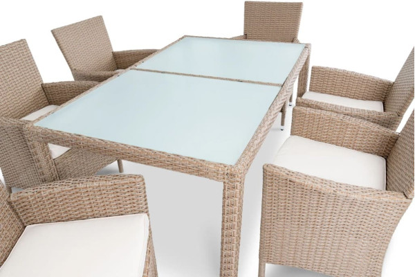 Комплект садовой мебели Di Volio VERONA 6+1 Бежевый-1