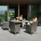 Комплект садовой мебели Di Volio VERONA 6+1 Серый-8-thumb