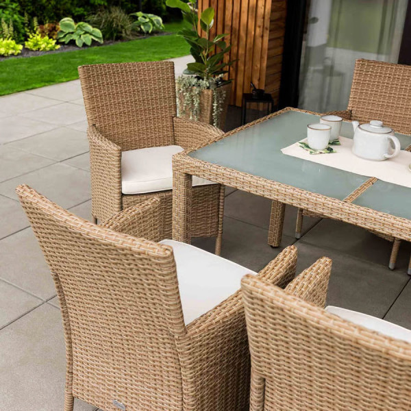 Комплект садових меблів Di Volio VERONA 8+1 Бежевий-15