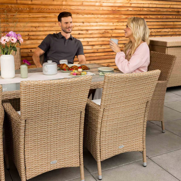 Комплект садових меблів Di Volio VERONA 8+1 Бежевий-10