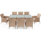 Комплект садових меблів Di Volio VERONA 8+1 Бежевий-18-thumb