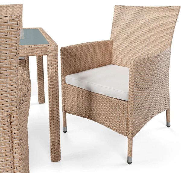 Комплект садових меблів Di Volio VERONA 8+1 Бежевий-19