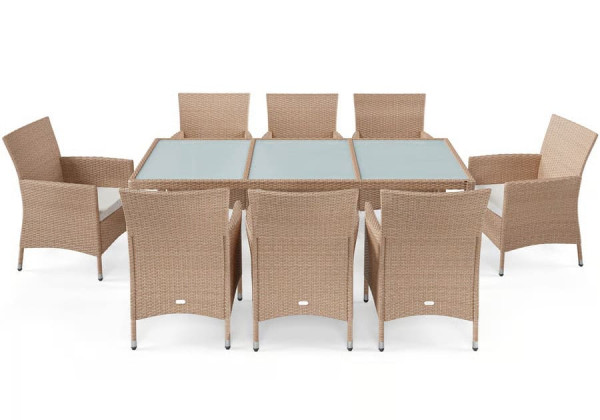 Комплект садових меблів Di Volio VERONA 8+1 Бежевий-6