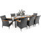 Комплект садових меблів Di Volio VERONA 8+1 Чорний/кремовий-11-thumb