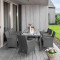 Комплект садових меблів Di Volio VERONA 8+1 Сірий-3-thumb