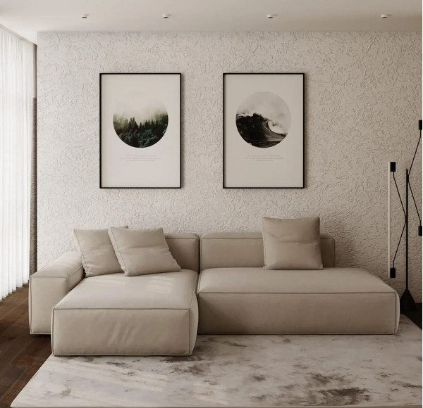 Модульний кутовий розкладний диван Bolzano Бежевий-0