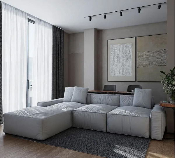 Модульний розкладний диван 3-місний Bons Сірий-0