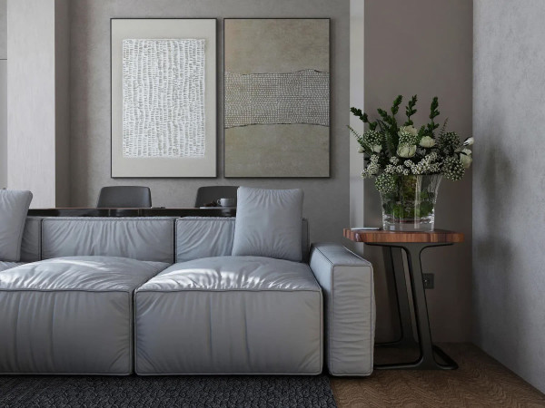 Модульний розкладний диван 3-місний Bons Сірий-2