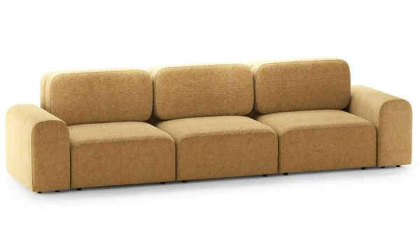 Диван 3-місний Breeze Гірчичний (Inca Gold 10)-2