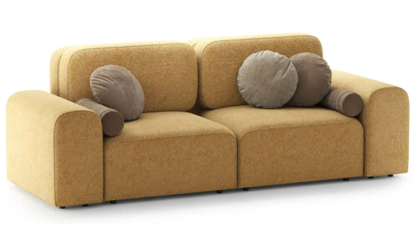 Диван 2-місний Breeze Гірчичний (Inca Gold 10)-0