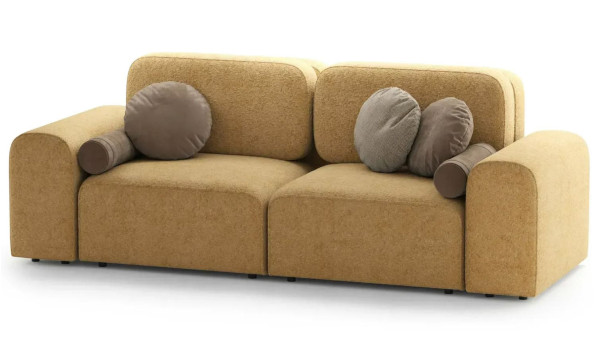 Диван 2-місний Breeze Гірчичний (Inca Gold 10)-1