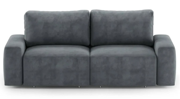 Розкладний прямий диван 2-місний Sunset Сірий (Teddy18)-2