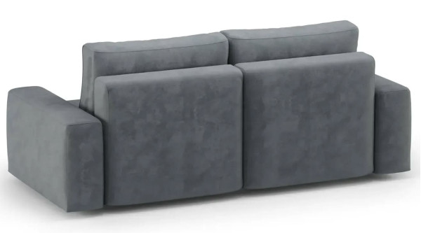 Розкладний прямий диван 2-місний Sunset Сірий (Teddy18)-7