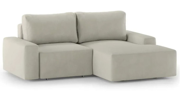 Розкладний диван кутовий 2-місний Sunset Сірий (Teddy 24)-1