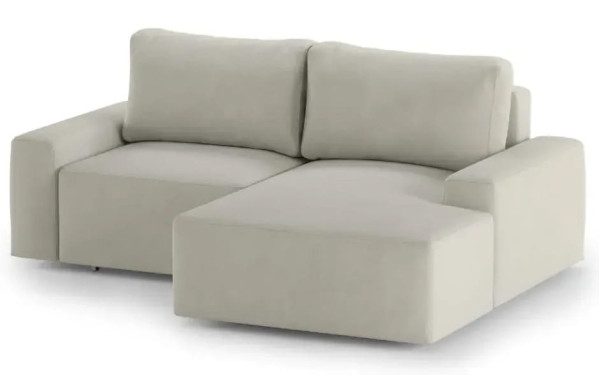 Розкладний диван кутовий 2-місний Sunset Сірий (Teddy 24)-2