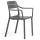 Пластиковый садовый стул Nardi CASSIA ARMCHAIR BASALTO