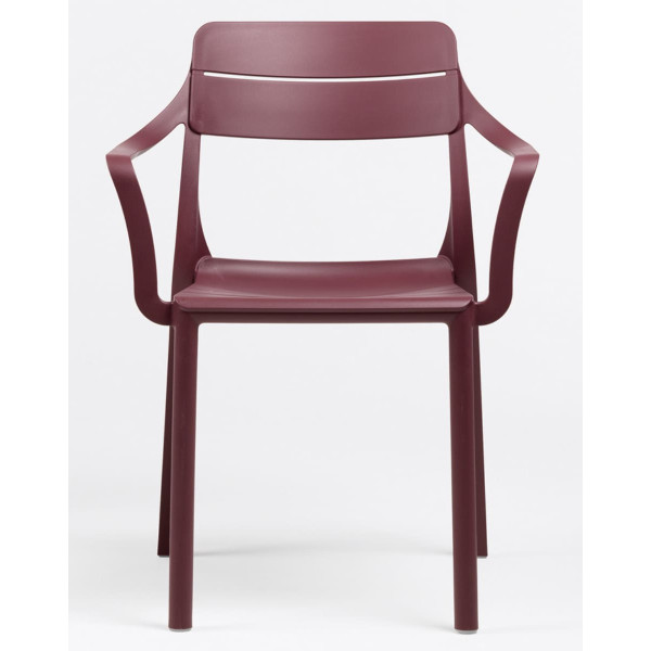 Пластиковый садовый стул Nardi CASSIA ARMCHAIR BORGOGNA-4