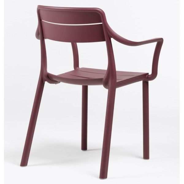 Пластиковый садовый стул Nardi CASSIA ARMCHAIR BORGOGNA-5