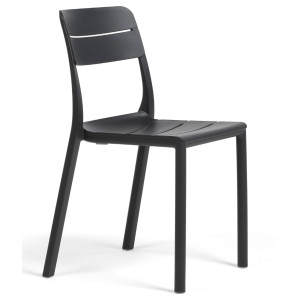 Пластиковый садовый стул Nardi Cassia Bistrot Antracite