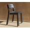 Пластиковый садовый стул Nardi Cassia Bistrot Antracite-4-thumb