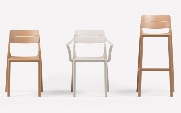 Пластиковый садовый стул Nardi Cassia Bistrot Antracite-2