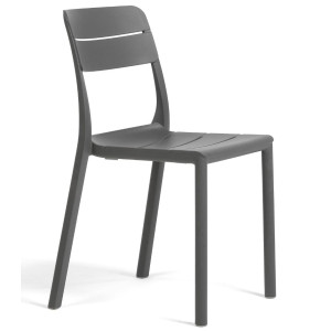 Пластиковый садовый стул Nardi Cassia Bistrot Basalto