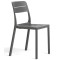 Пластиковый садовый стул Nardi Cassia Bistrot Basalto-0-thumb
