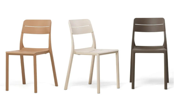 Пластиковый садовый стул Nardi Cassia Bistrot Antracite-1