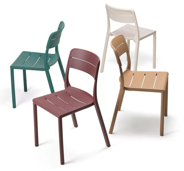 Пластиковый садовый стул Nardi Cassia Bistrot Borgogna-2