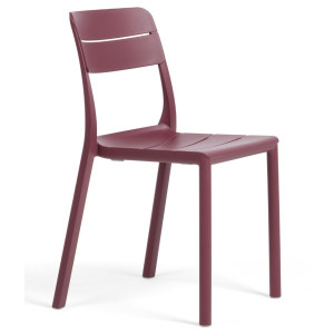 Пластиковый садовый стул Nardi Cassia Bistrot Borgogna