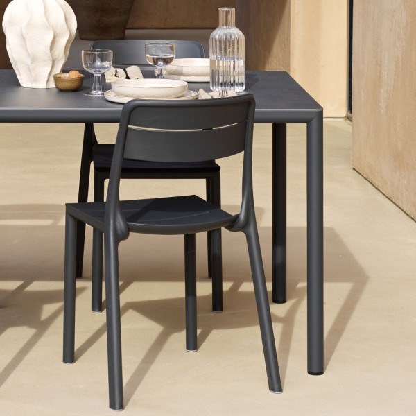 Пластиковый садовый стул Nardi Cassia Bistrot Antracite-5