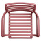 Крісло Nardi Doga Armchair Marsala-5-thumb