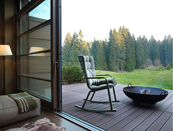 Кресло-качалка Nardi Folio Rocking Bianco-5