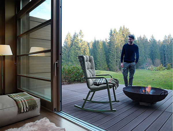 Кресло-качалка Nardi Folio Rocking Bianco-6