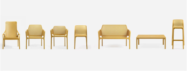 Напівбарний стілець NARDI Net Stool Mini Agave-1