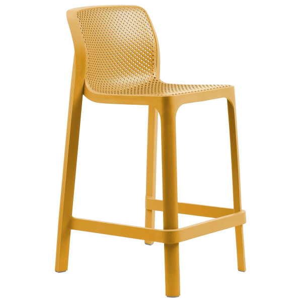 Полубарный стул NARDI Net Stool Mini Senape-0