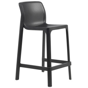 Полубарный стул NARDI Net Stool Mini Antracite