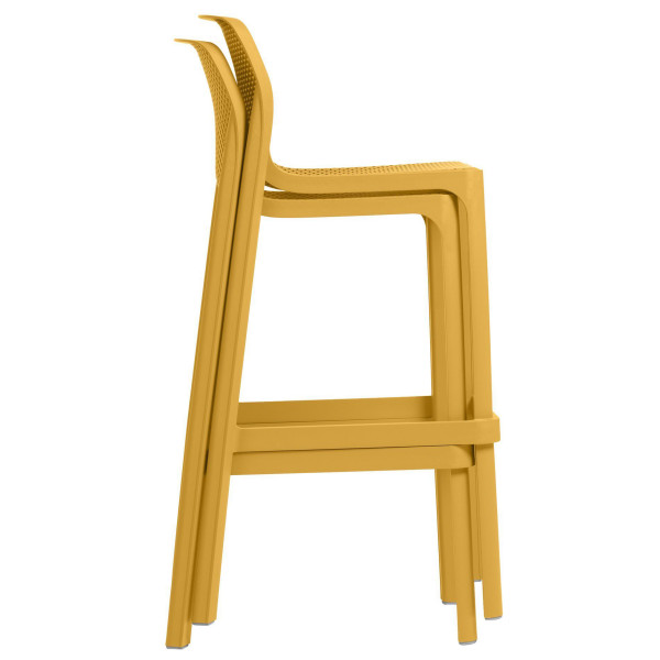 Барный стул NARDI Net Stool Senape-2
