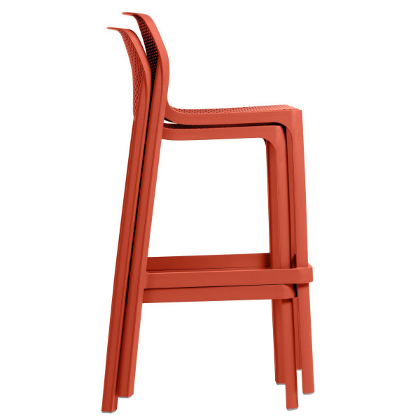 Барный стул NARDI Net Stool Corallo-2
