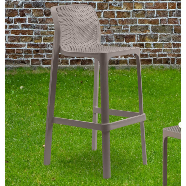 Барний стілець NARDI Net Stool Tortora-0