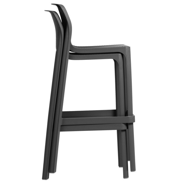 Барний стілець NARDI Net Stool Antracite-1