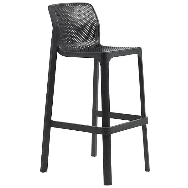 Барный стул NARDI Net Stool Antracite-0