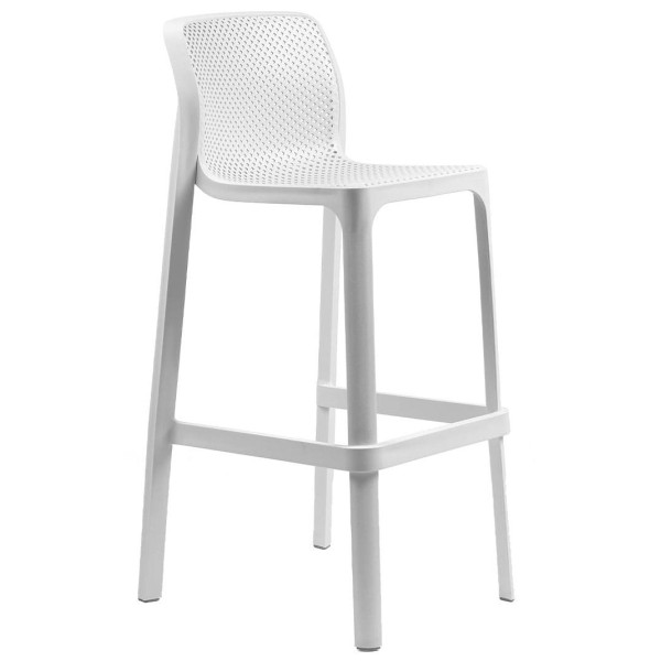 Барный стул NARDI Net Stool Bianco-0