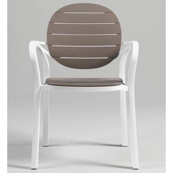 Кресло Nardi Palma Bianco Tortora-5