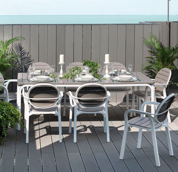 Кресло Nardi Palma Bianco Tortora-2