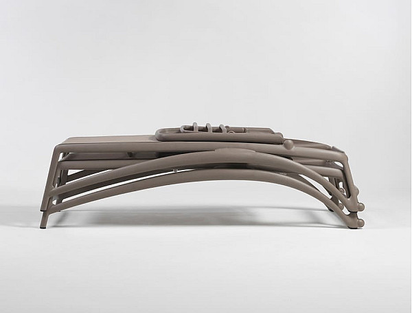 Шезлонг Nardi Atlantico Bianco Celeste-3