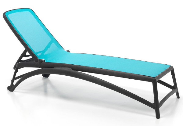Шезлонг Nardi Atlantico Antracite Celeste-0