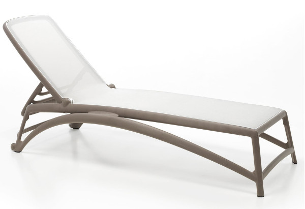 Шезлонг Nardi Atlantico Tortora Bianco-0