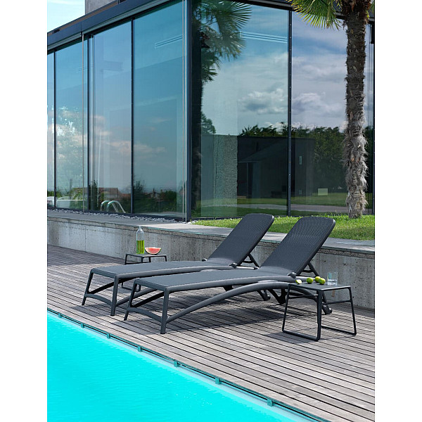 Шезлонг Nardi Atlantico Bianco Celeste-9