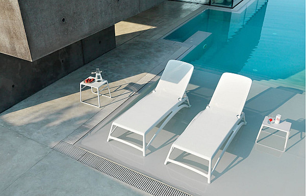 Шезлонг Nardi Atlantico Bianco Celeste-12